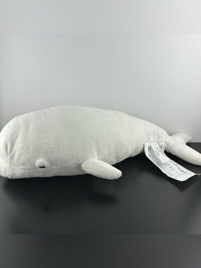 IKEA Tandval White Beluga Whale 21" Plush Stuffed Animal Toy